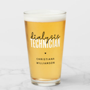 Verre Technicien de dialyse personnalisé Cadeaux techn