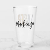 Verre Technicien laser personnalisé | Technologie laser (Dos)