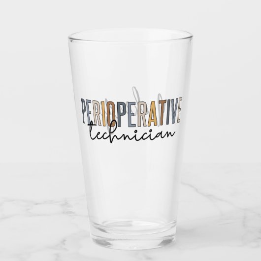 Verre Technicien Périopératoire personnalisé (Devant)