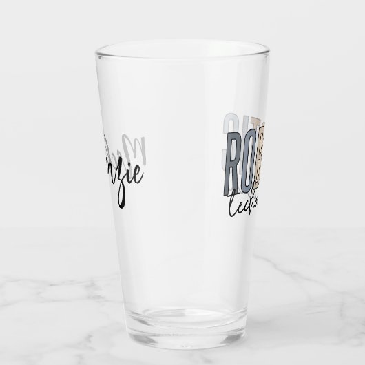 Verre Technicien robotique personnalisé | Robotique (Droite)