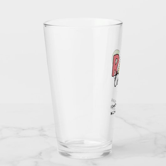 Verre Technologue radiologique sur mesure Rad Tech Radio (Droite)