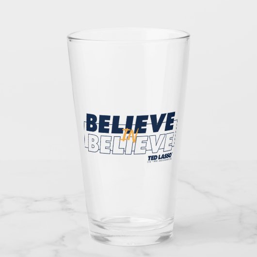 Verre Ted Lasso | Croire en la foi (Devant)
