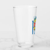 Verre Ted Lasso | Diamond Chiens Pennant Graphisme (Droite)