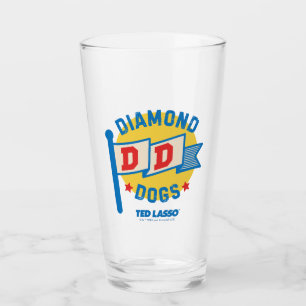 Verre Ted Lasso   Diamond Chiens Pennant Graphisme