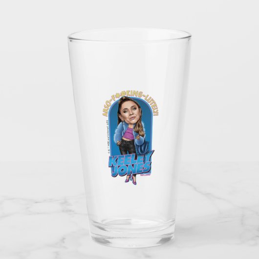 Verre Ted Lasso | Keeley Jones Bobblehead (Devant)