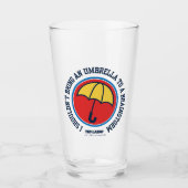 Verre Ted Lasso | Ne devrait pas apporter le parapluie p (Devant)