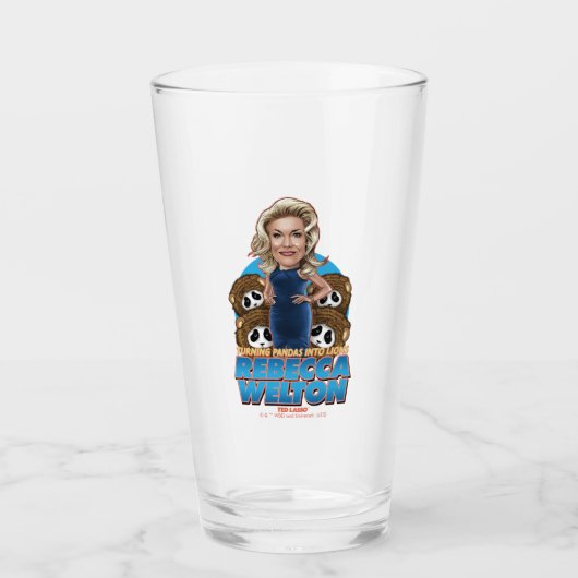 Verre Ted Lasso | Rebecca Welton Bobblehead (Devant)