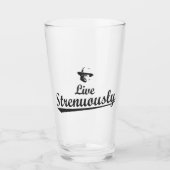 Verre Teddy Roosevelt Vit Fortement (Devant)