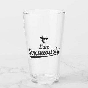 Verre Teddy Roosevelt Vit Fortement