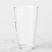 Verre Tee-shirt graphique vectoriel infirmière patriotiq (Gauche)