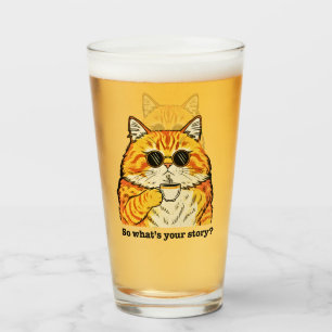 Verre Tee What's Your Story, Chat Sarcasique