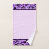 Verre teinté violet (Serviette à main)