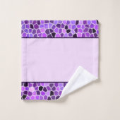 Verre teinté violet (Gant de toilette)