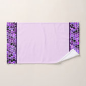 Verre teinté violet (Serviette à main)
