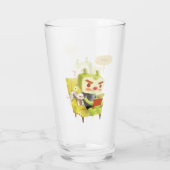 Verre Temps de lecture confortable avec animal de compag (Dos)