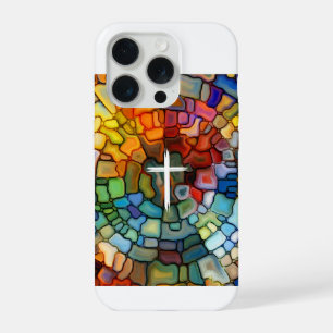 Verre tendu + Croix Pomme iphone clair coque
