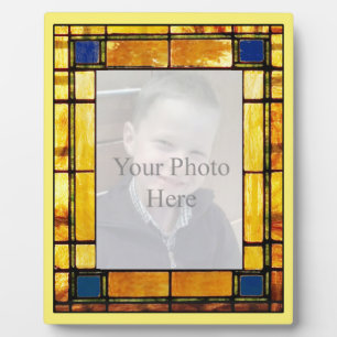 Verre tendu Look personnalisé Photo Display Plaque