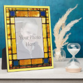 Verre tendu Look personnalisé Photo Display Plaque (Côté)