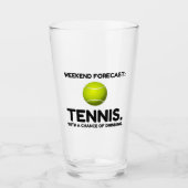 VERRE TENNIS PRÉVUS LE WEEK-END (Devant)