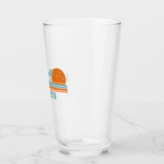 Verre Tequesta Floride Sun Palm Trees (Gauche)