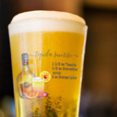 Verre Tequila Sunrise Recette Aquarelle Boisson Mixte