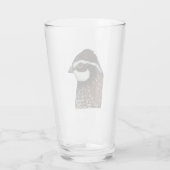 Verre Tête de colin de Virginie (Dos)