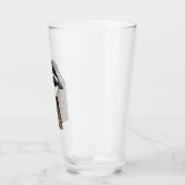 Verre Tête de colin de Virginie (Gauche)