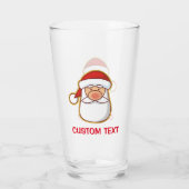 Verre Tête du Père Noël (Dos)