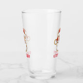 Verre Tête père Noël (Gauche)