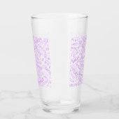 Verre texte d'amour multilingue - Choisir la coule (Droite)