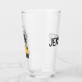 Verre Texte de musique avec enregistrement vinyle (Gauche)