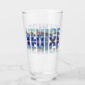 Verre Texte de Venise avec réflexion (Dos)