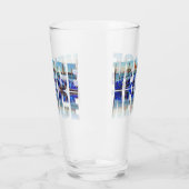 Verre Texte de Venise avec réflexion (Gauche)