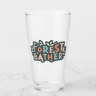 Verre Texte personnalisé du segment de forêt