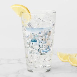 Verre Texte personnalisé Mykonos Grèce