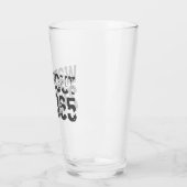 Verre Texte usé et rayé Workout 247365 rose (Gauche)