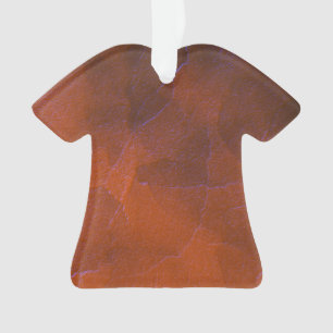 Verre Texturé Abstrait Terreux Orange Bleu