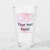 Verre Texture rouge rose (Dos)