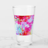 Verre Texture rouge rose (Devant)
