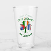 Verre Thaïlande irlandais drapeaux américains Shamrock p (Devant)