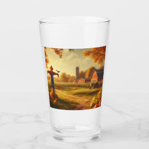 Verre Thanksgiving/Automne/Automne/Automne sur la ferme