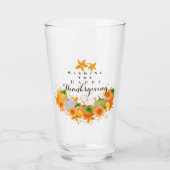 Verre Thanksgiving d'automne (Devant)