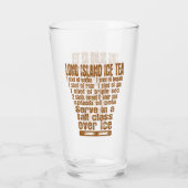 Verre Thé de glace de Long Island (Dos)