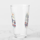 Verre Thème Nautique Bateau Côtier "Let's Get Nauti" (Gauche)