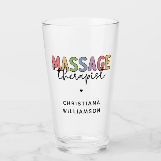 Verre Thérapeute de massage sur mesure | Offres de masso (Devant)
