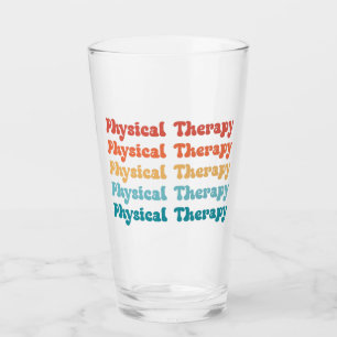 Verre Thérapie physique PT Retro PT Cadeaux Grad