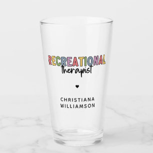 Verre Thérapiste récréatif personnalisé