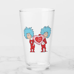 Verre Thing One Thing Two Je t'aime