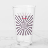 Verre Thunder_Cove de Starburst Abstrait (Dos)
