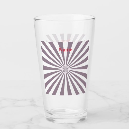 Verre Thunder_Cove de Starburst Abstrait (Devant)